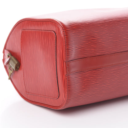 Louis Vuitton Epi Speedy 30 Castillan Red 5 of 8
