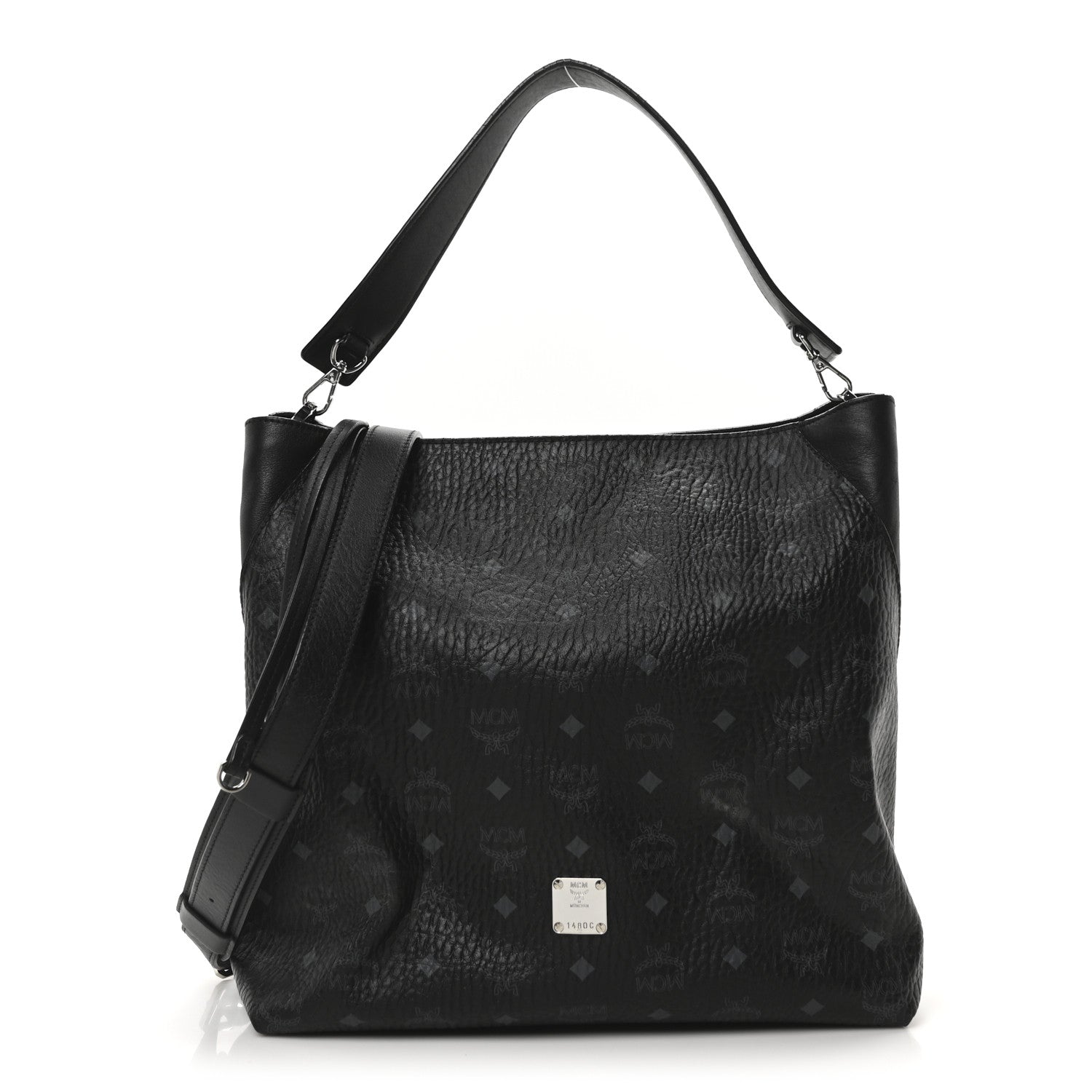 MCM Visetos Large Klara Hobo Black 1 of 10