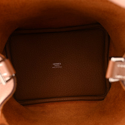 Hermes Taurillon Clemence Picotin Lock 18 PM Gold 5 of 13