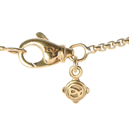 David Yurman 18K Yellow Gold Infinity Station Necklace 7 of 8