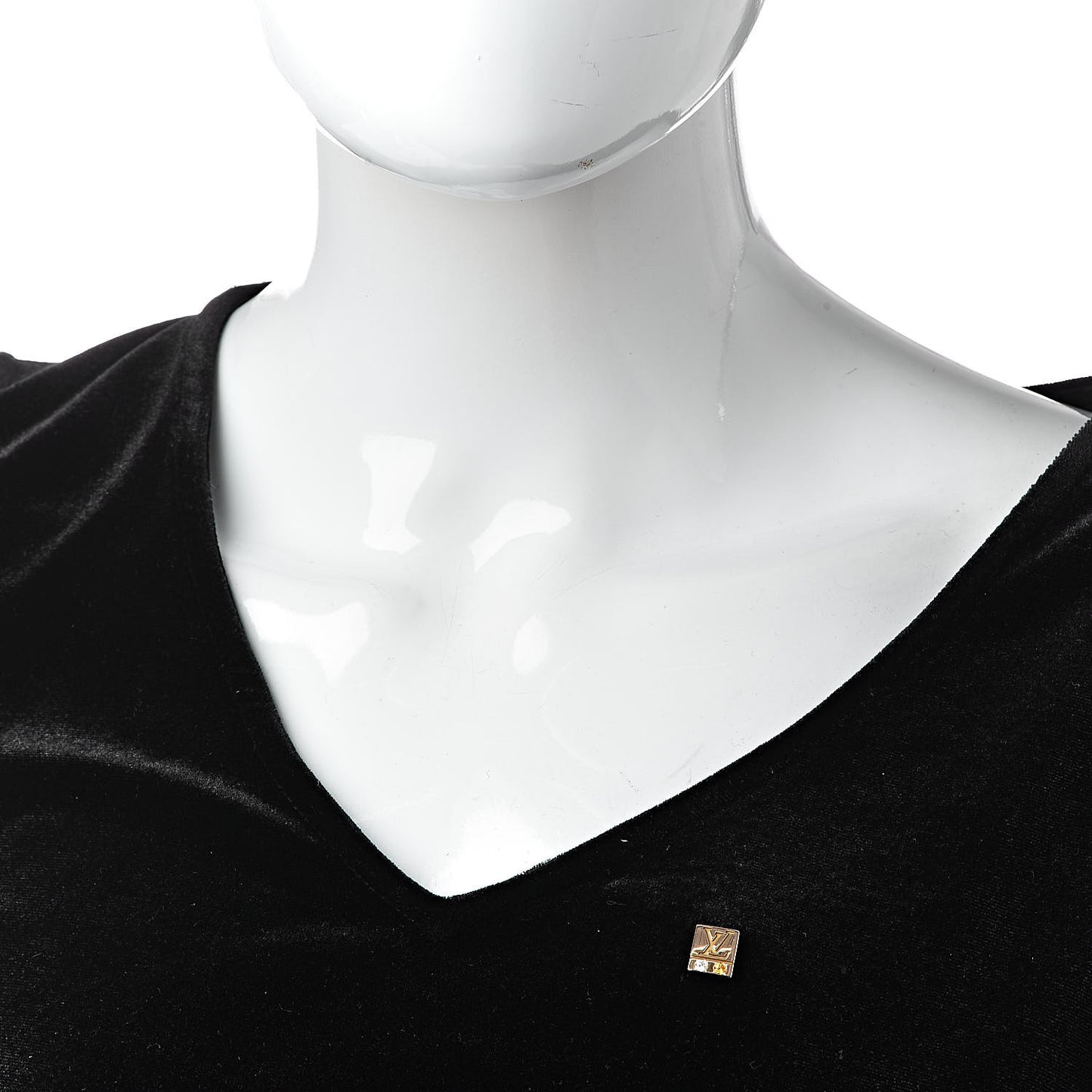 10K Yellow Gold Diamond Yellow Sapphire Employee Pin