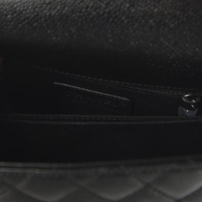 Chanel Caviar Quilted Mini Coco Handle Flap So Black 8 of 11