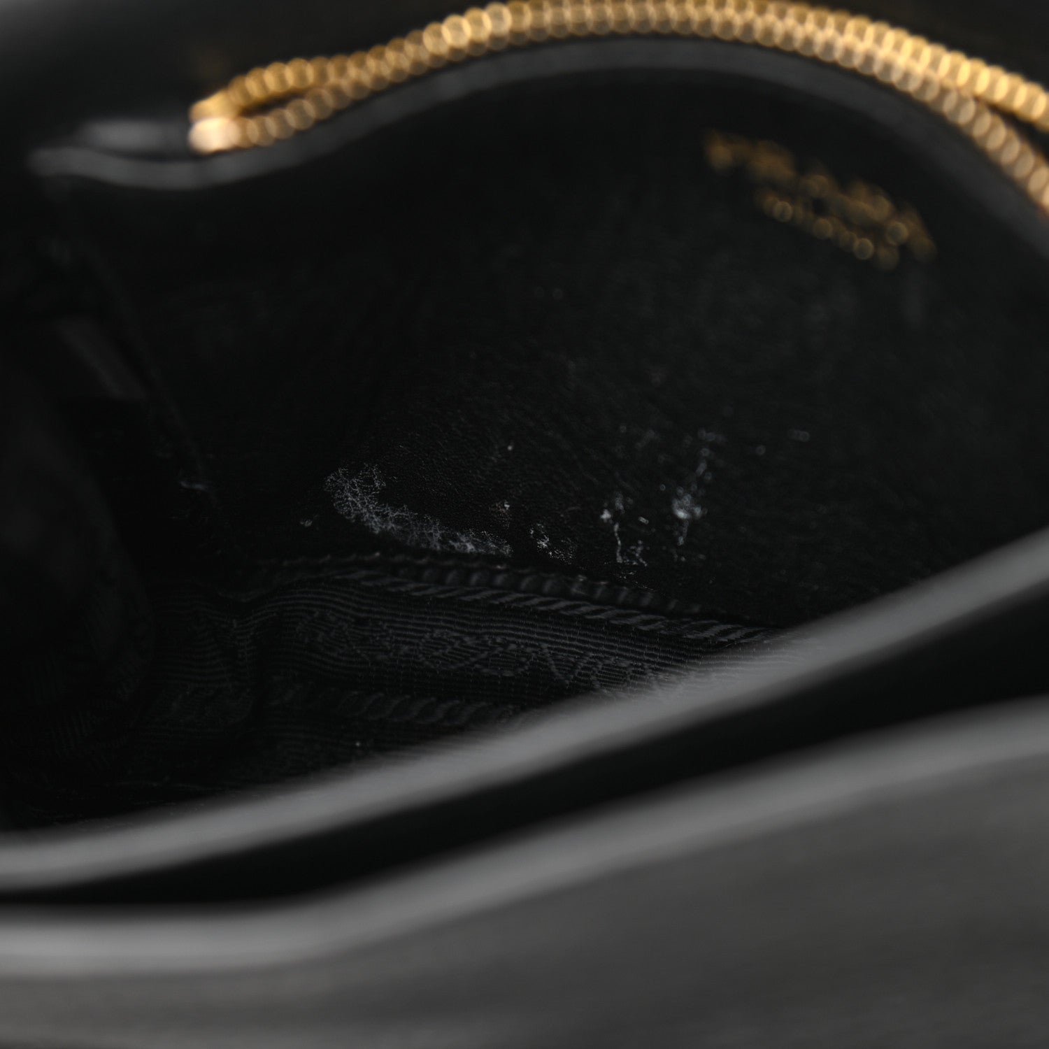 Prada Vitello Daino Double Strap Flap Crossbody Black 12 of 12