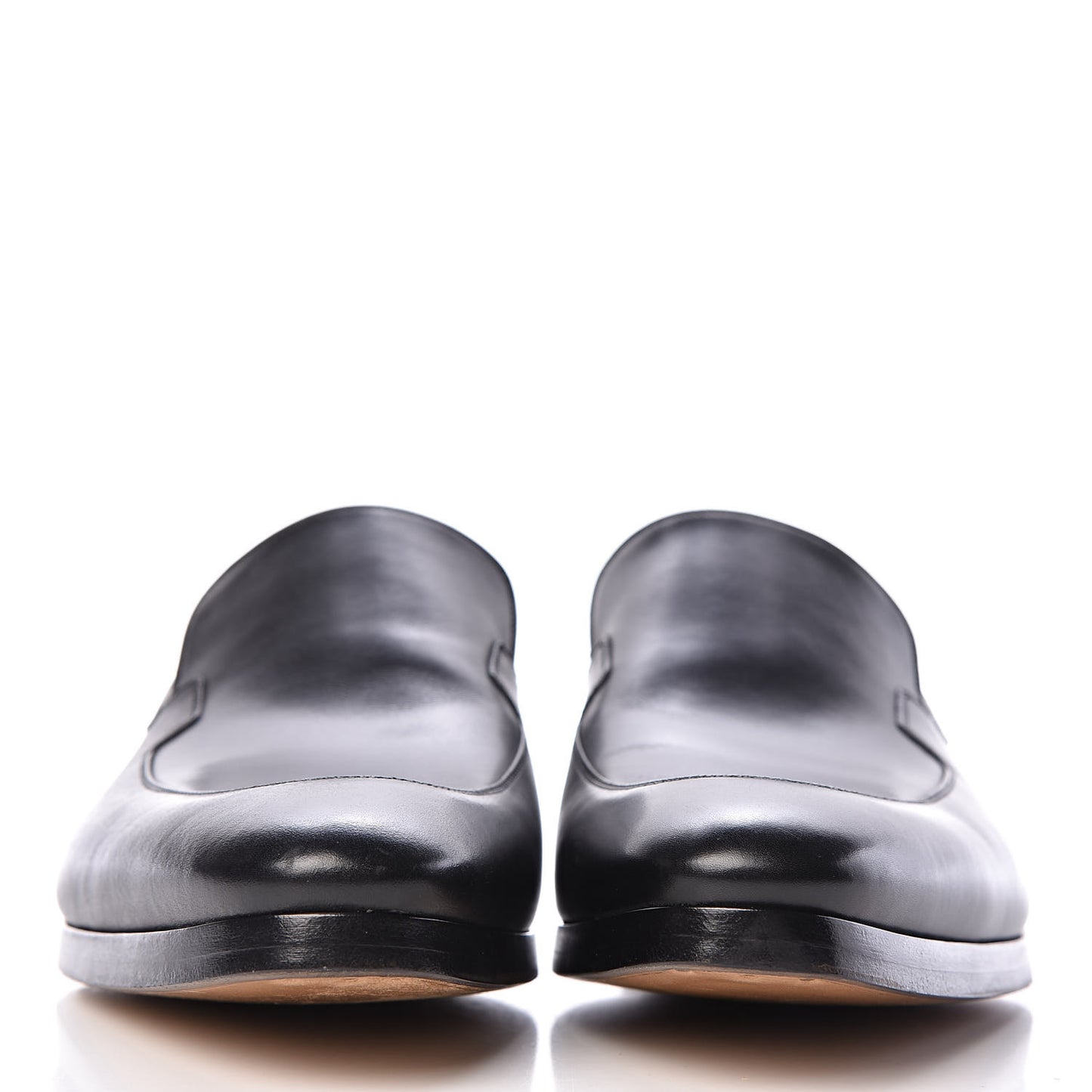 Calfskin Mens Hyland Loafer 7.5 Black
