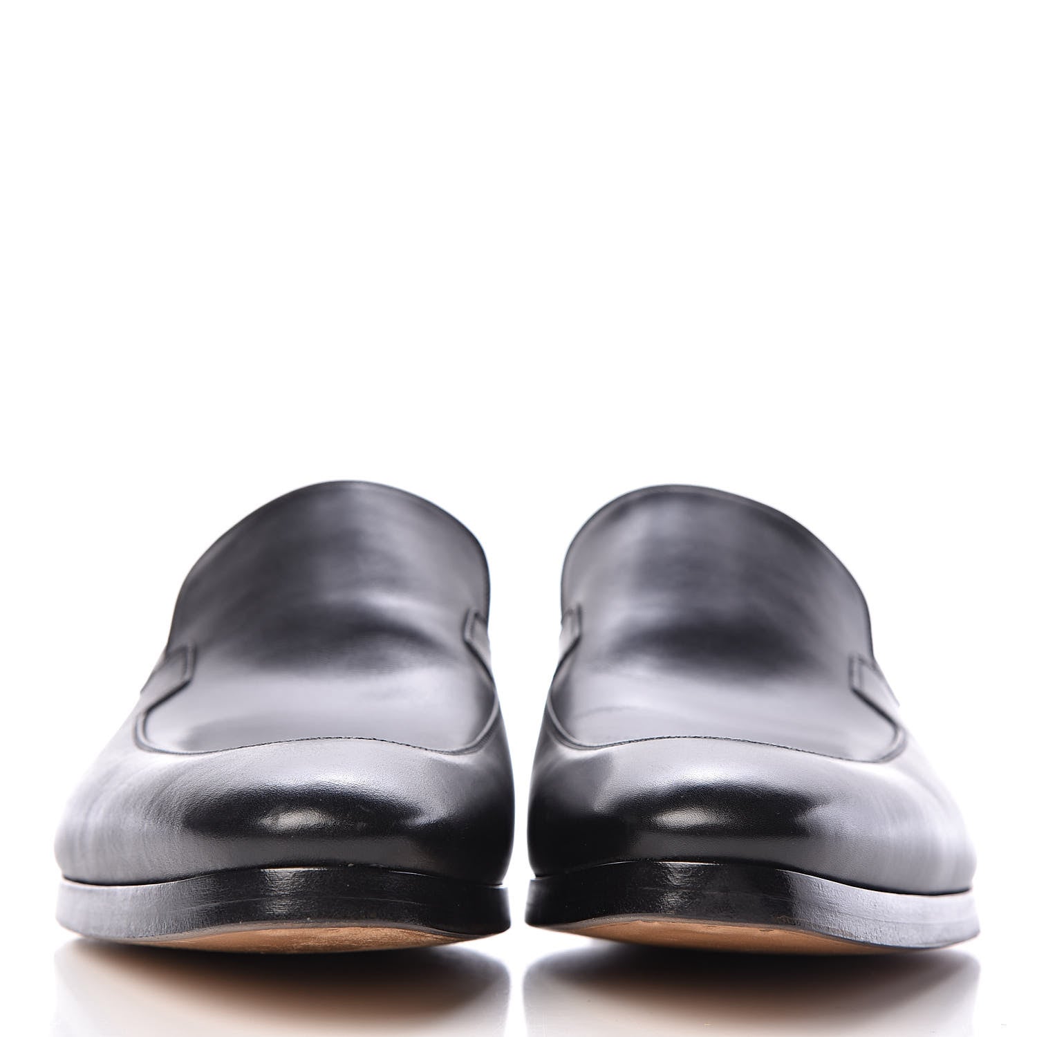 Gucci Calfskin Mens Hyland Loafer 7.5 Black 2 of 9