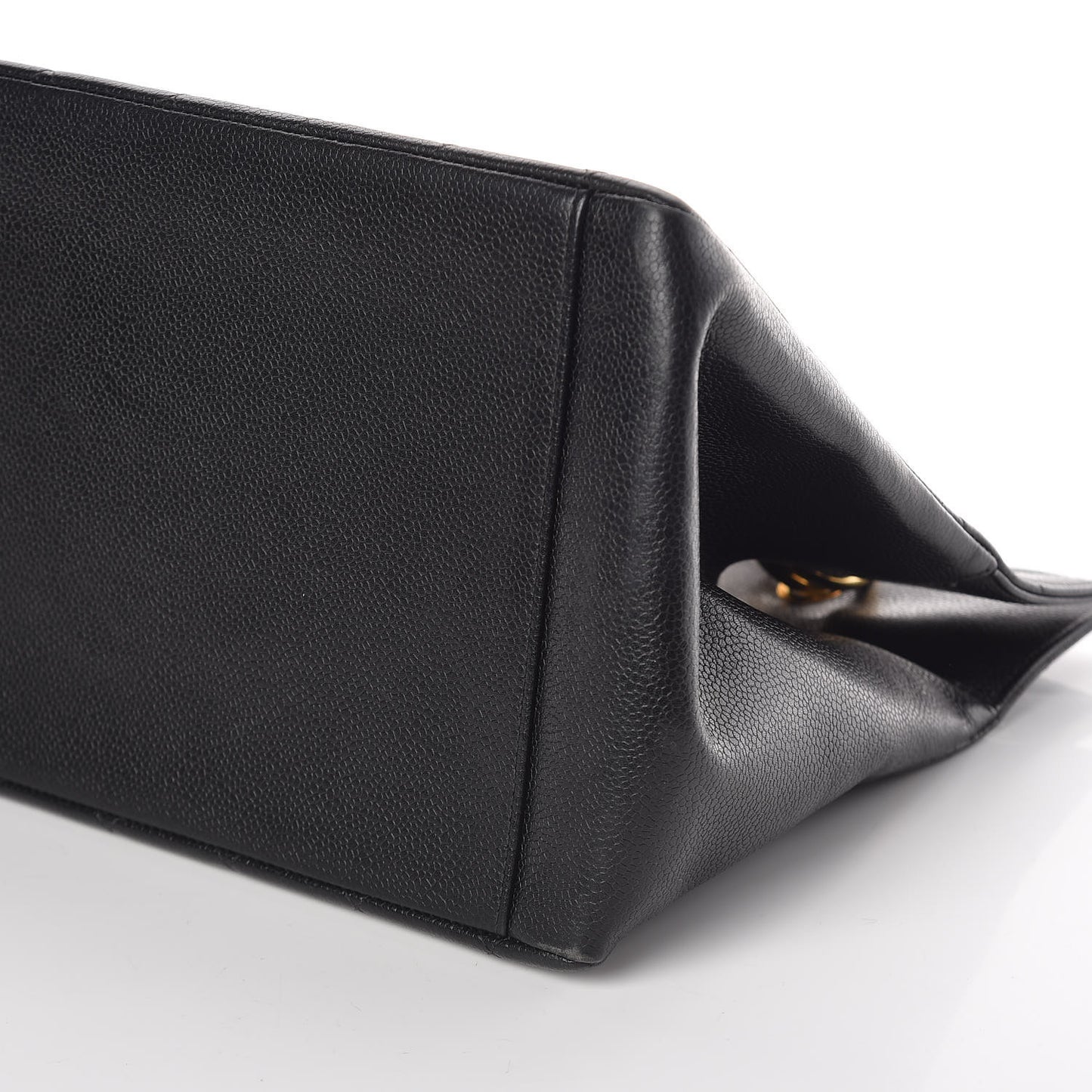 Caviar Quilted Timeless CC Tote Black