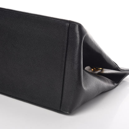 Chanel Caviar Quilted Timeless CC Tote Black 6 of 10