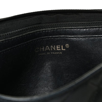 Chanel Caviar Quilted Jumbo Single Flap Black 5 of 11