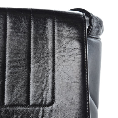 Chanel Lambskin Vertical Quilted CC Flap Shoulder Bag Black 11 of 18