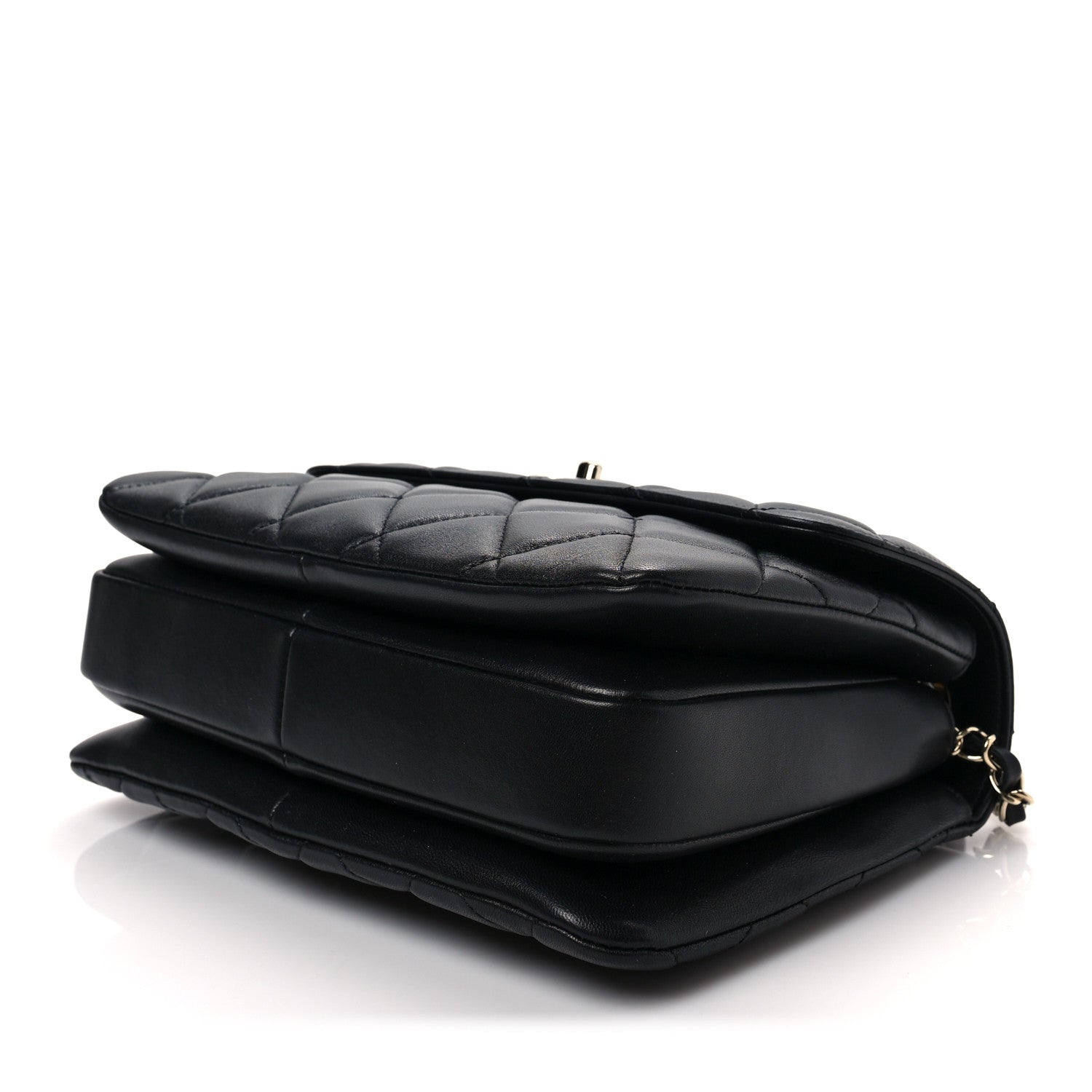Chanel Lambskin Quilted Small Trendy CC Dual Handle Flap Bag Black 8 of 8