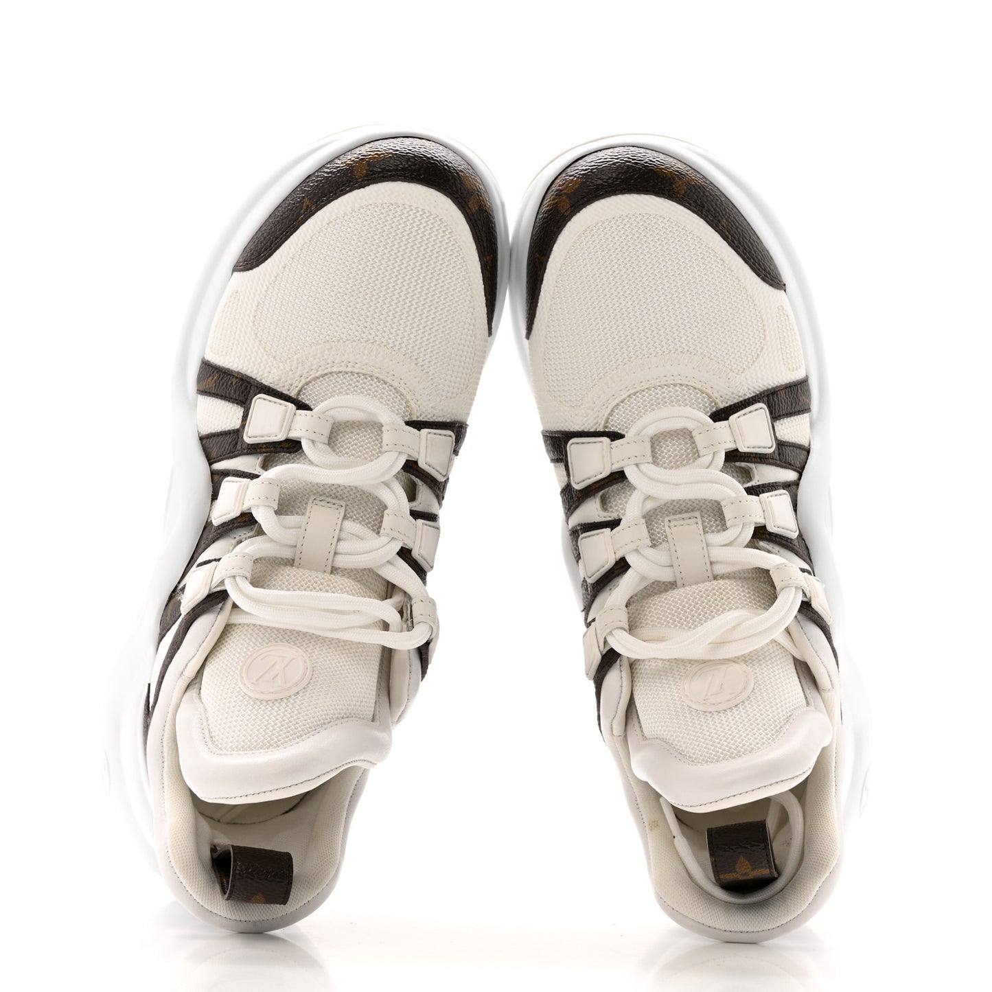Patent Monogram LV Archlight Sneakers 38 White
