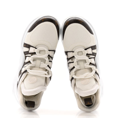 Louis Vuitton Patent Monogram LV Archlight Sneakers 38 White 5 of 12