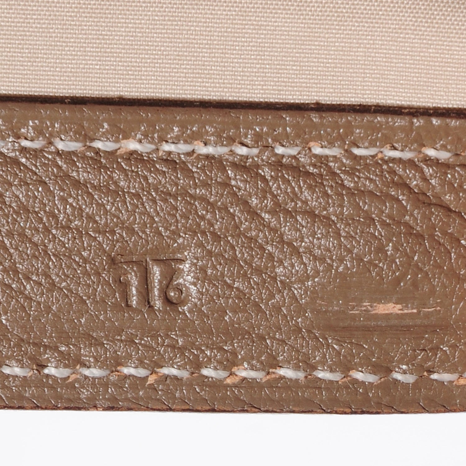 Hermes Chèvre Mysore Karo GM Etoupe 7 of 7