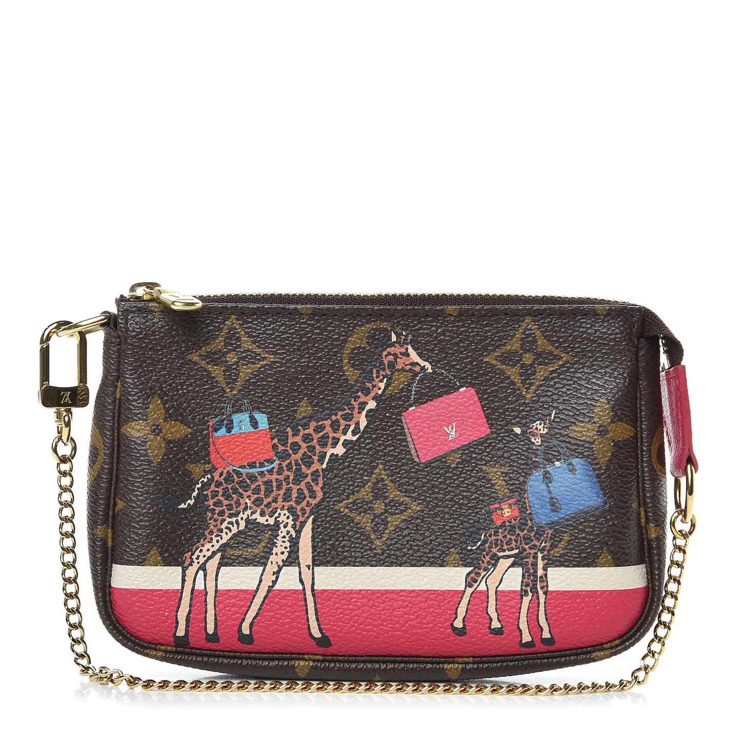 Monogram 2017 Christmas Animation Mini Pochette Accessories