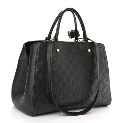 Louis Vuitton Empreinte Montaigne GM Black 3 of 10