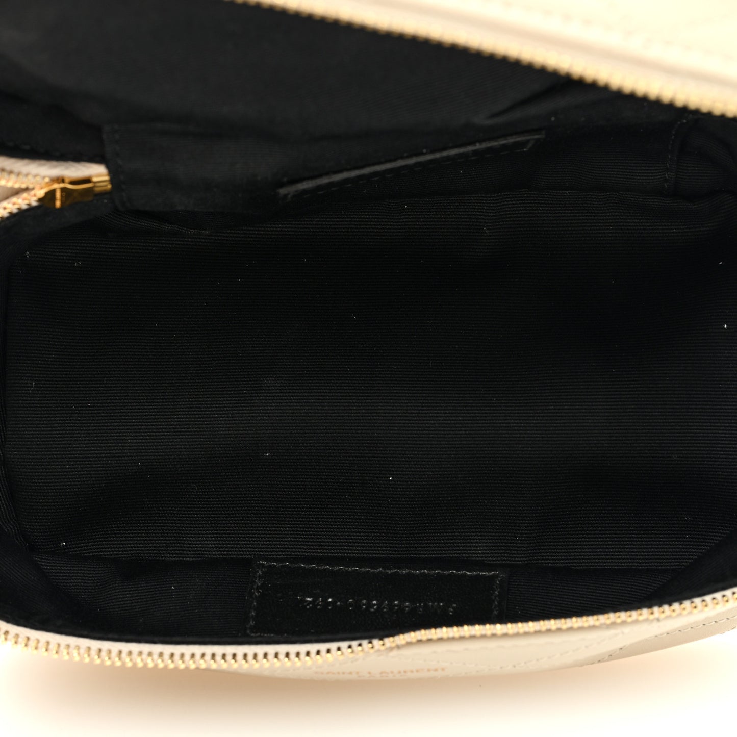 Grain De Poudre Quilted Vanity Bag Top Handle Crema Soft