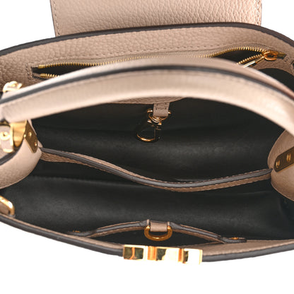 Louis Vuitton Taurillon Capucines BB Galet 5 of 9