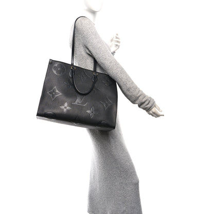 Louis Vuitton Empreinte Monogram Giant Onthego GM Black 2 of 9