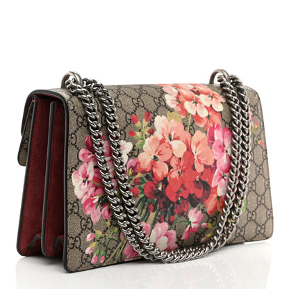 Gucci GG Supreme Monogram Blooms Small Dionysus Shoulder Bag Beige Multicolor Dry Rose 2 of 11