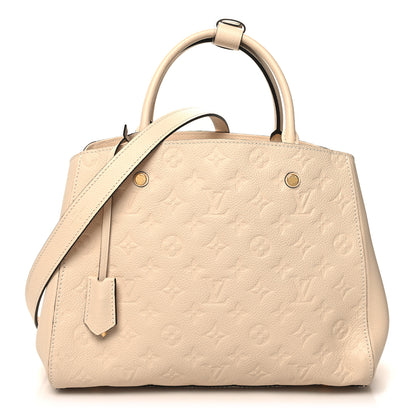 Louis Vuitton Empreinte Montaigne MM Creme 1 of 9