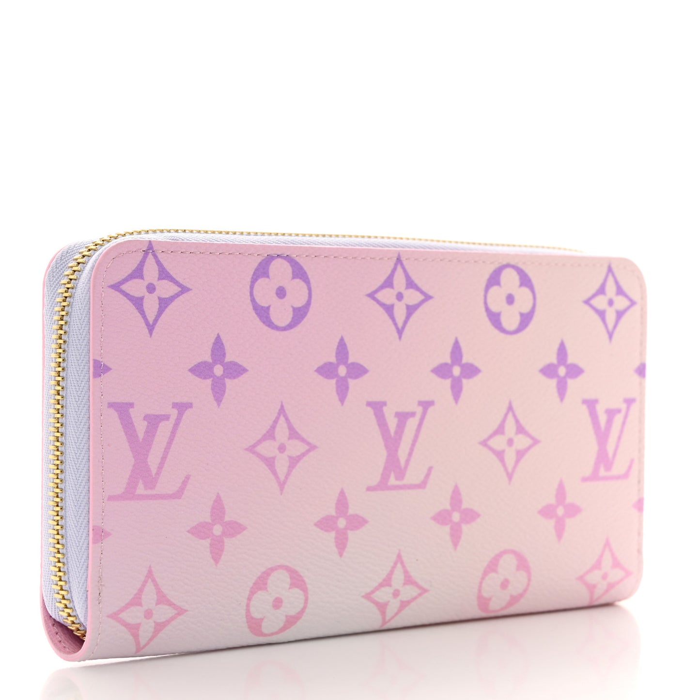 LOUIS VUITTON Monogram Giant Spring In The City Zippy Wallet Sunrise Pastel