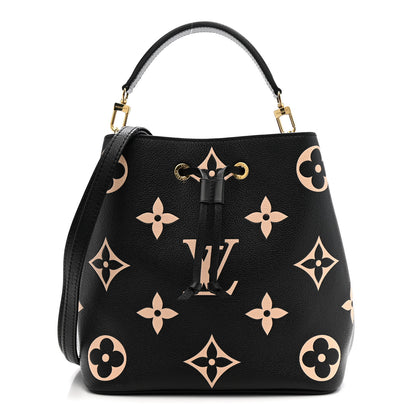 Louis Vuitton Empreinte Monogram Giant Neonoe Red Black Beige 1 of 10