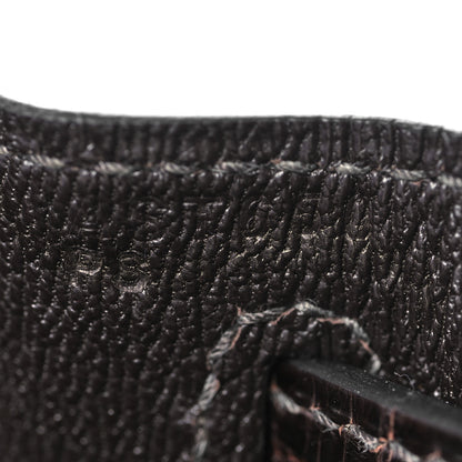 Hermes Shiny Niloticus Crocodile Kelly Sellier 28 Macassar 29 of 38