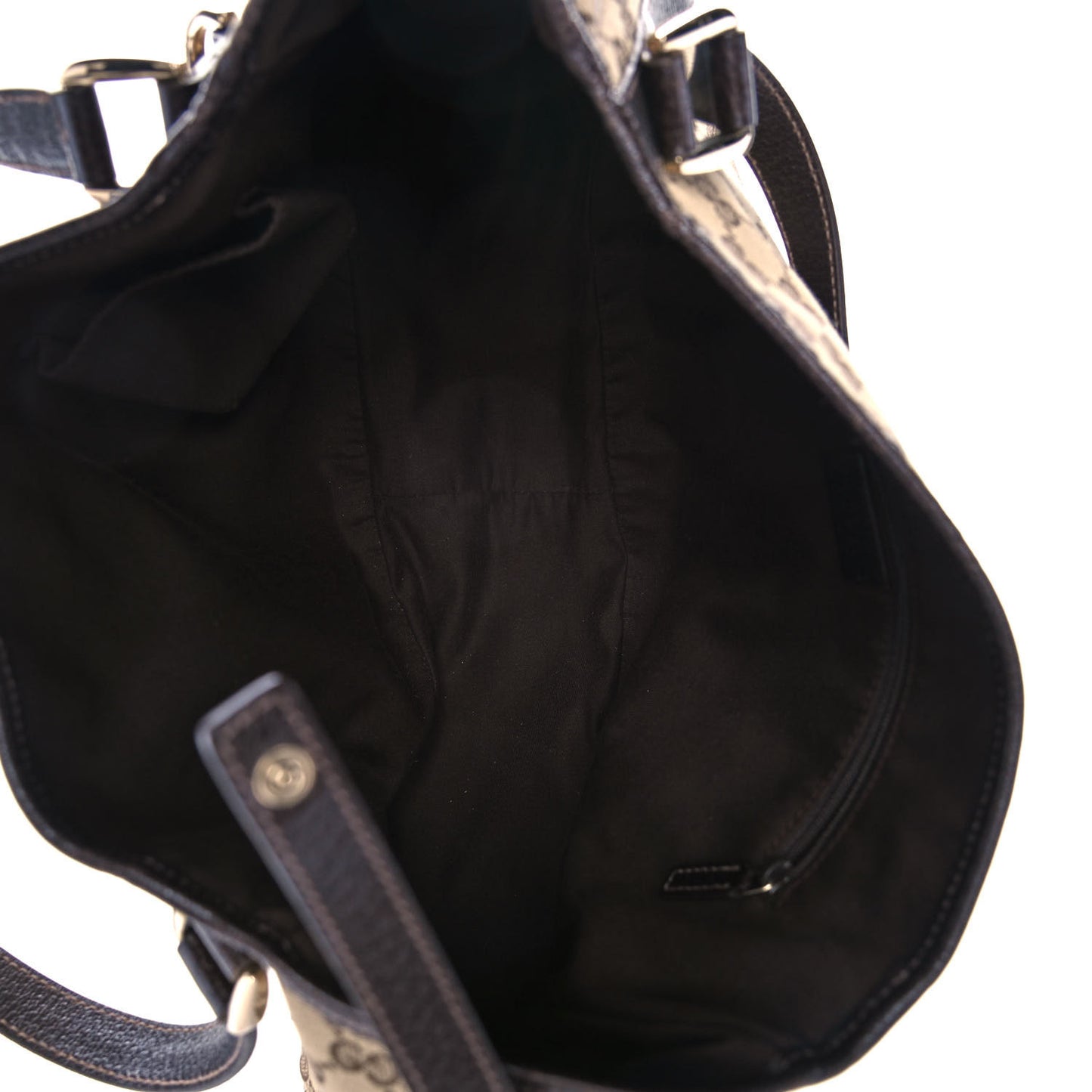 Monogram Medium Abbey Shoulder Bag Dark Brown