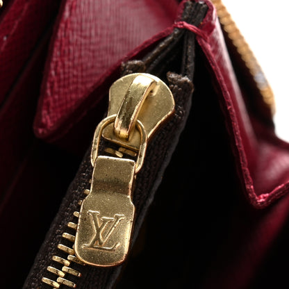Louis Vuitton Monogram Clemence Wallet Fuchsia 8 of 10