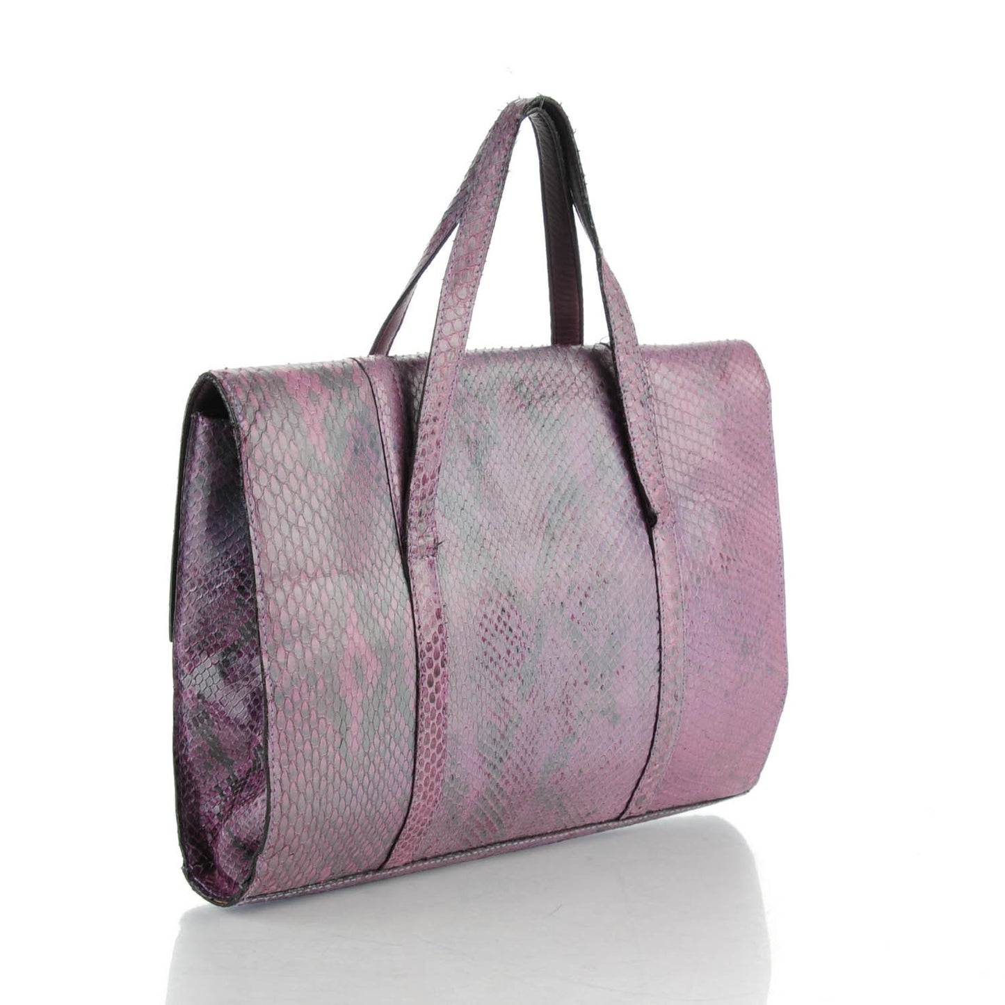 Iridescent Python Small CC Handbag Purple