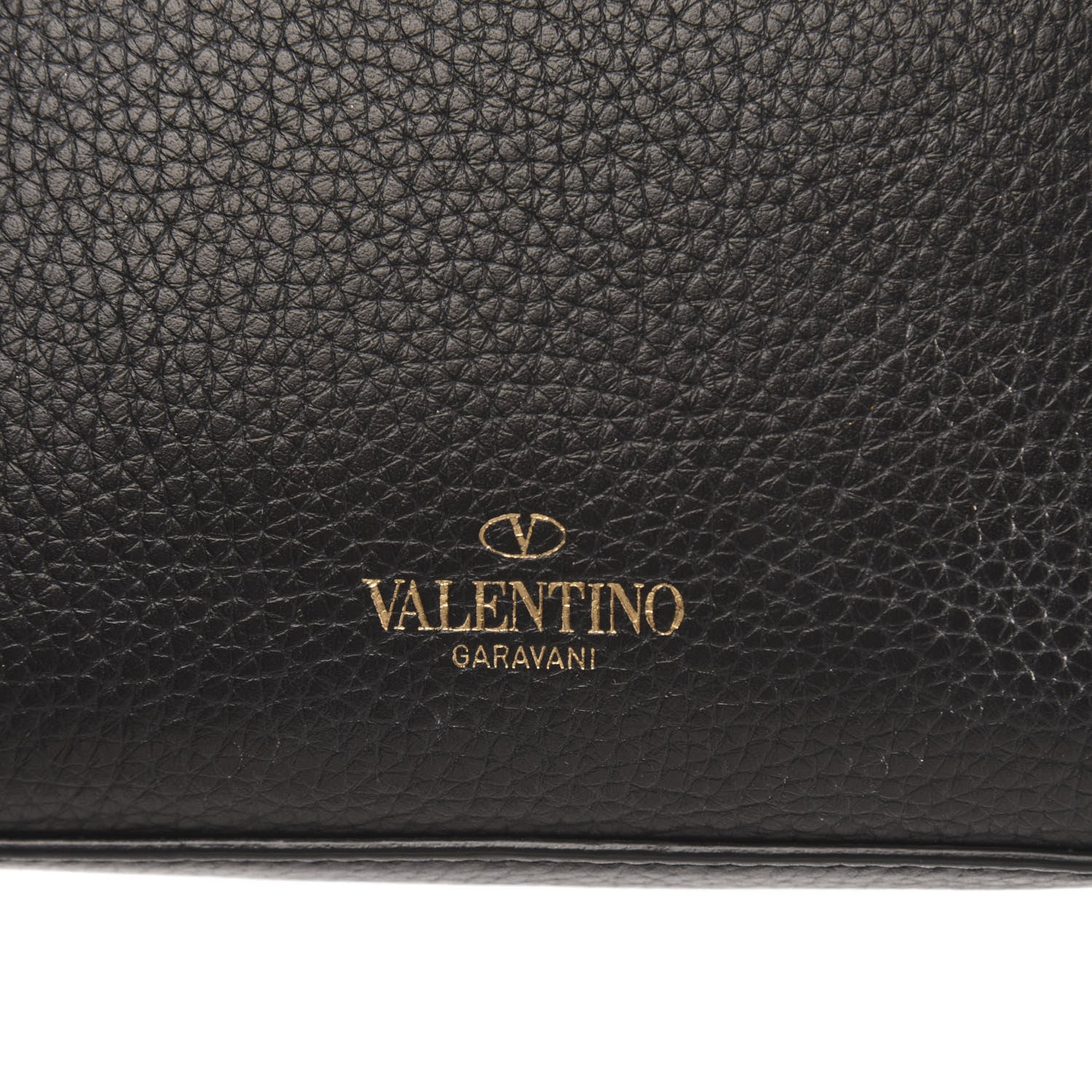 Valentino Garavani Pebbled Calfskin Medium Rockstud Flip Lock Crossbody Bag Black 13 of 14