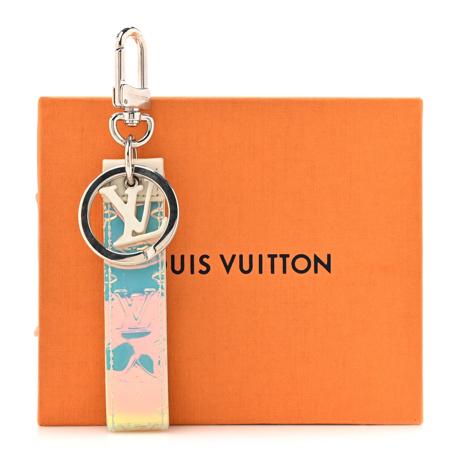 Louis Vuitton PVC Shape Dragonne Bag Charm Key Holder Iridescent Prism 4 of 4