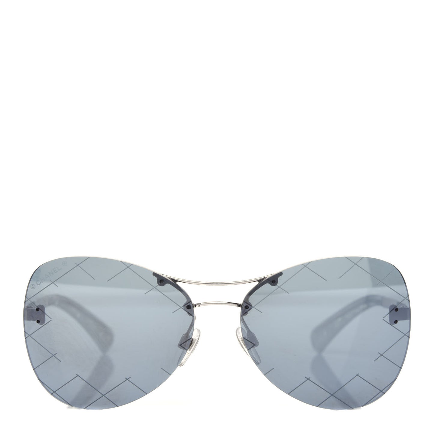 Pilot Aviator Sunglasses 4218 Silver