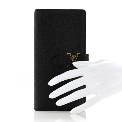 Louis Vuitton Taurillon LV Vertical Capucines Wallet Black Arizona 2 of 10