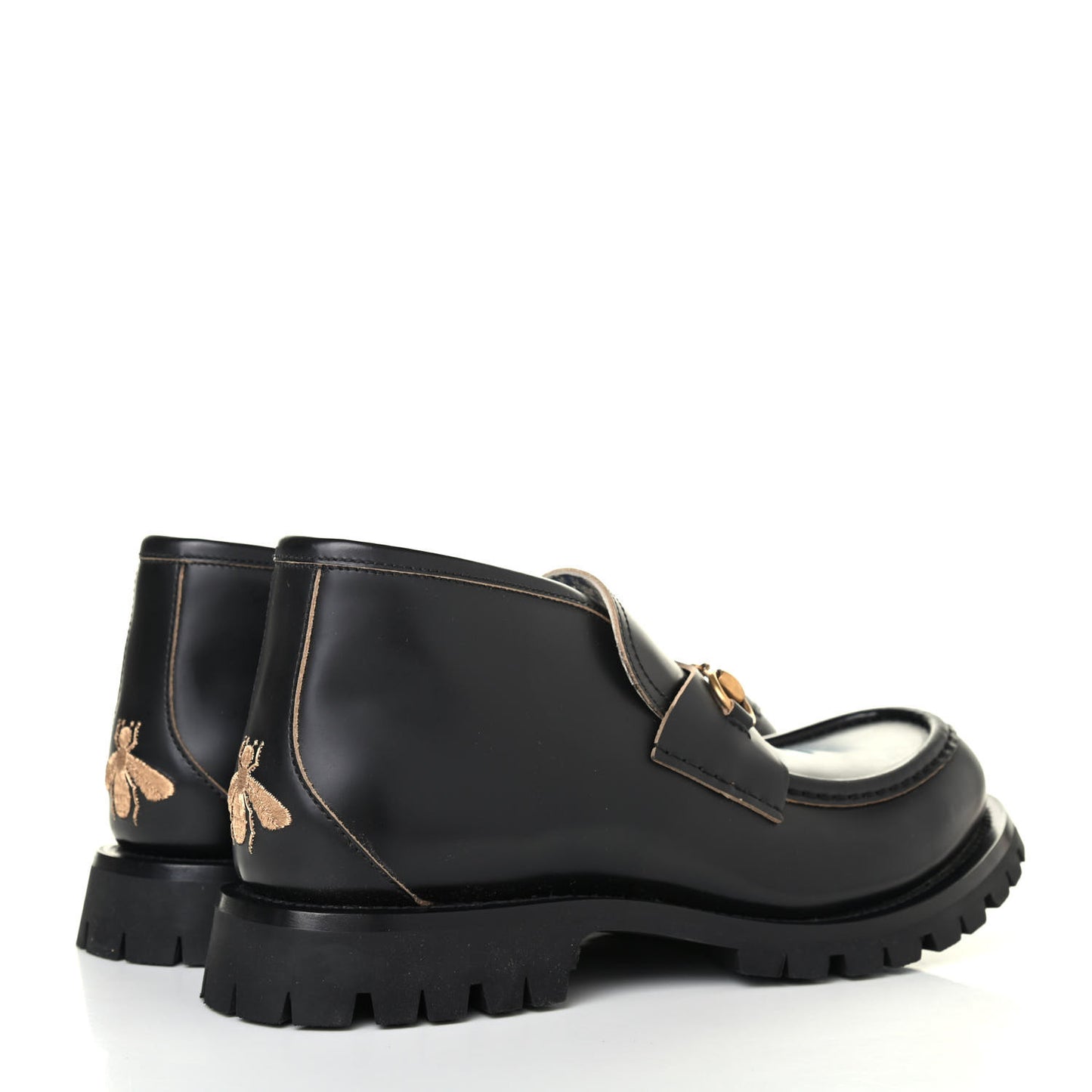 Cordovan Lux Mens Harald Horsebit Ankle Boots 11 Black