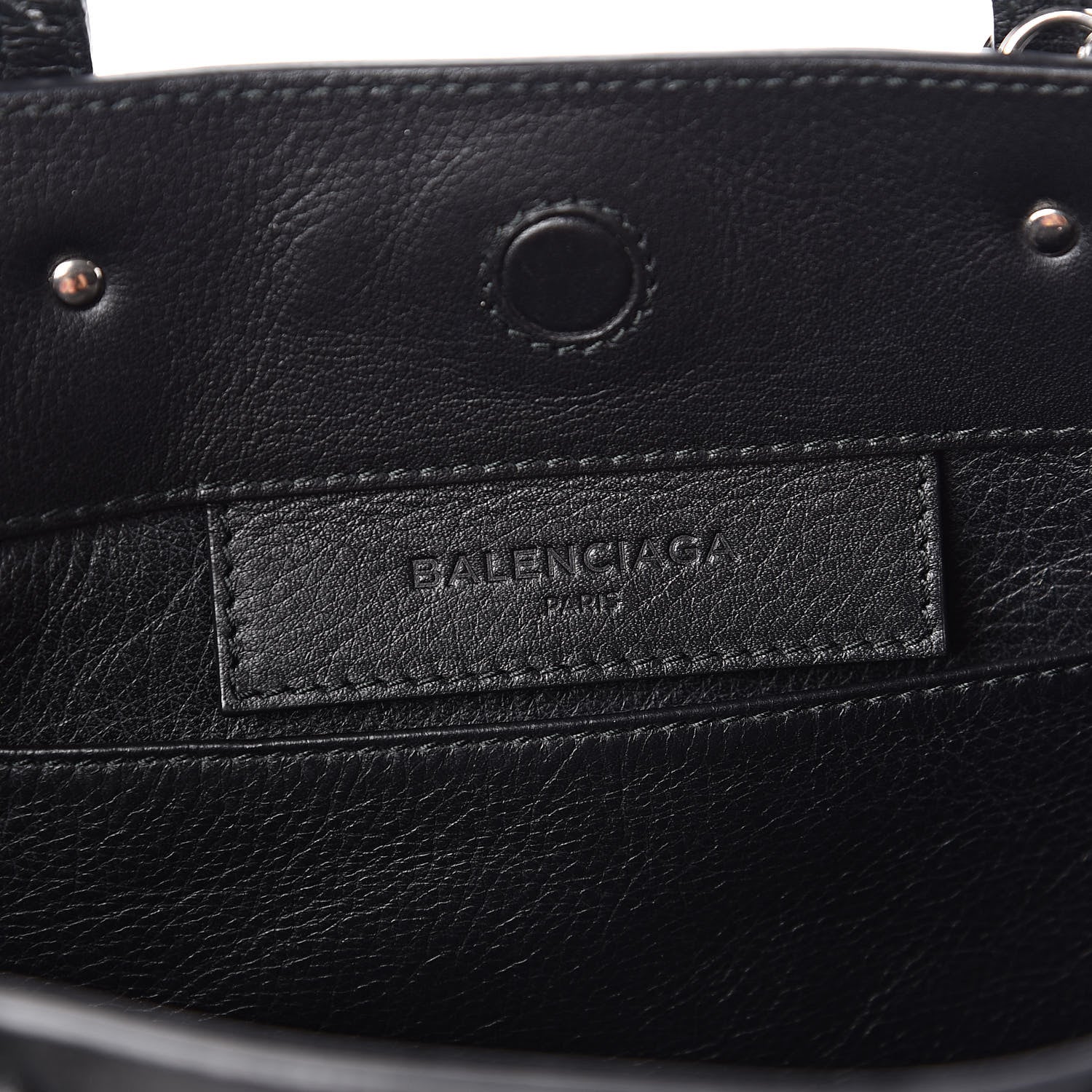 Balenciaga Veau Papier A6 Zip Around Tote Black 6 of 10