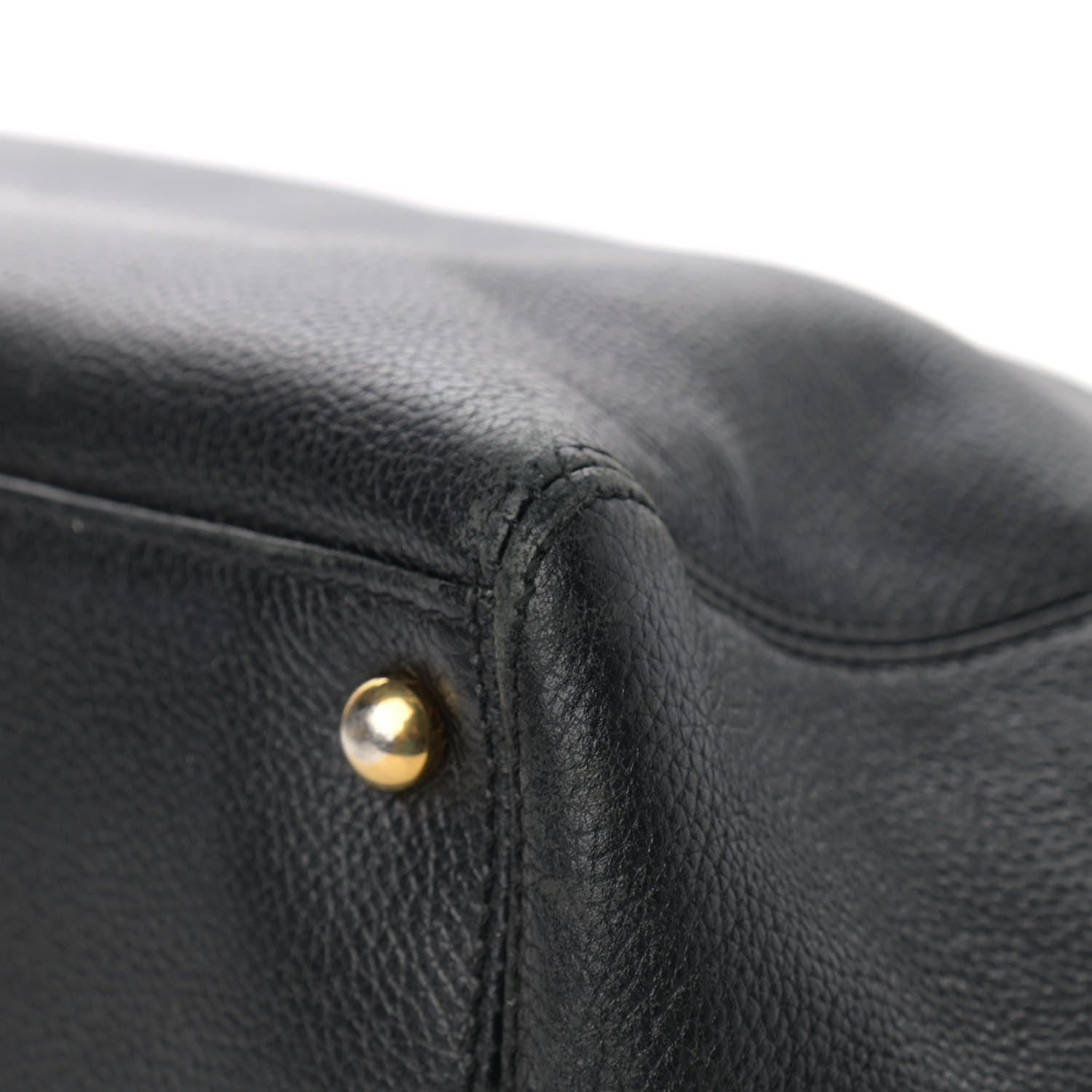 Chanel Calfskin Cerf Executive Shopper Tote Black 9 of 15