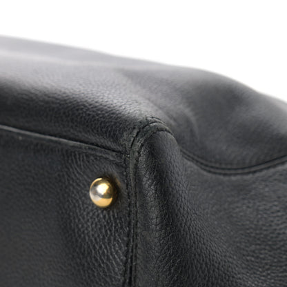 Chanel Calfskin Cerf Executive Shopper Tote Black 9 of 15