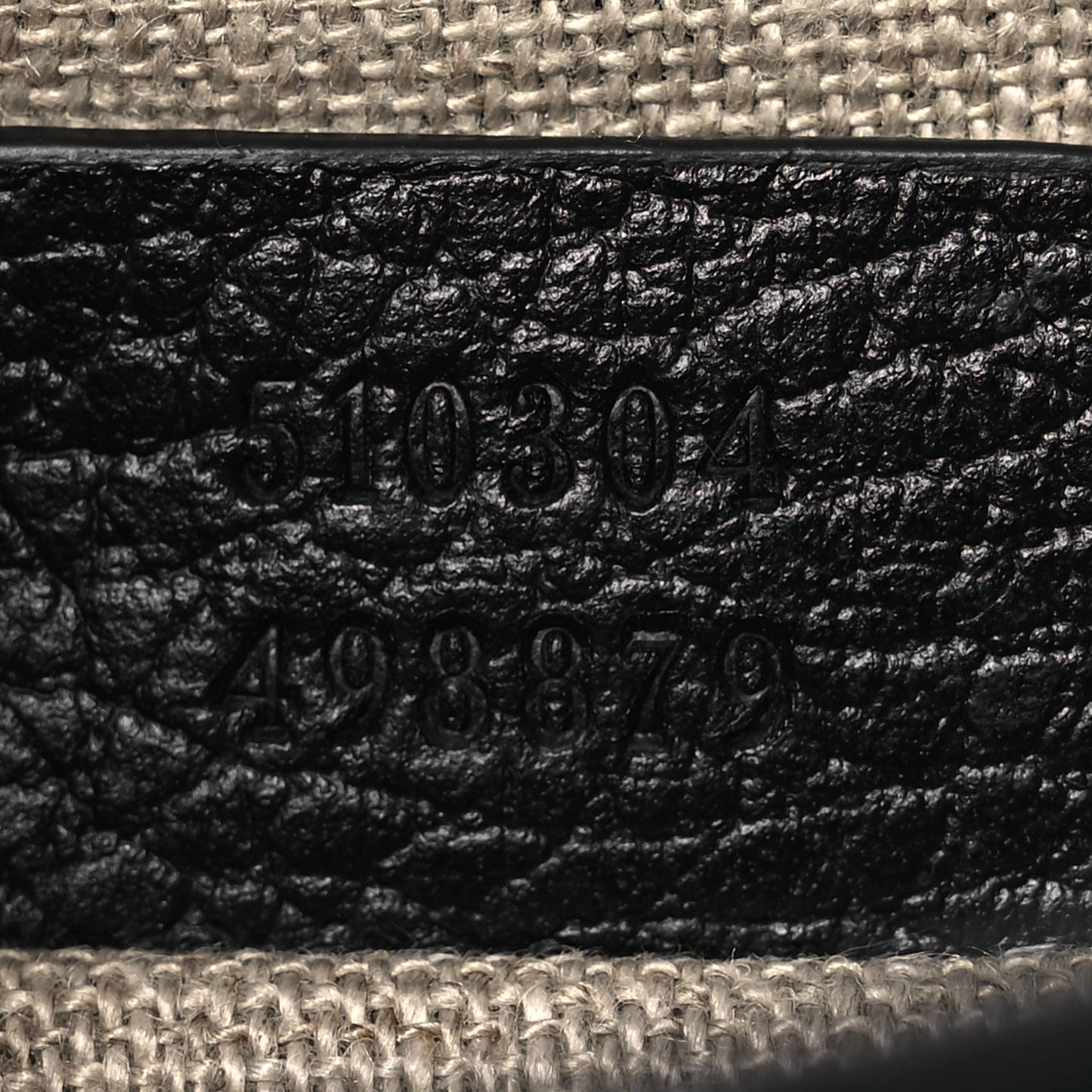 Dollar Calfskin Small Interlocking G Shoulder Bag Black