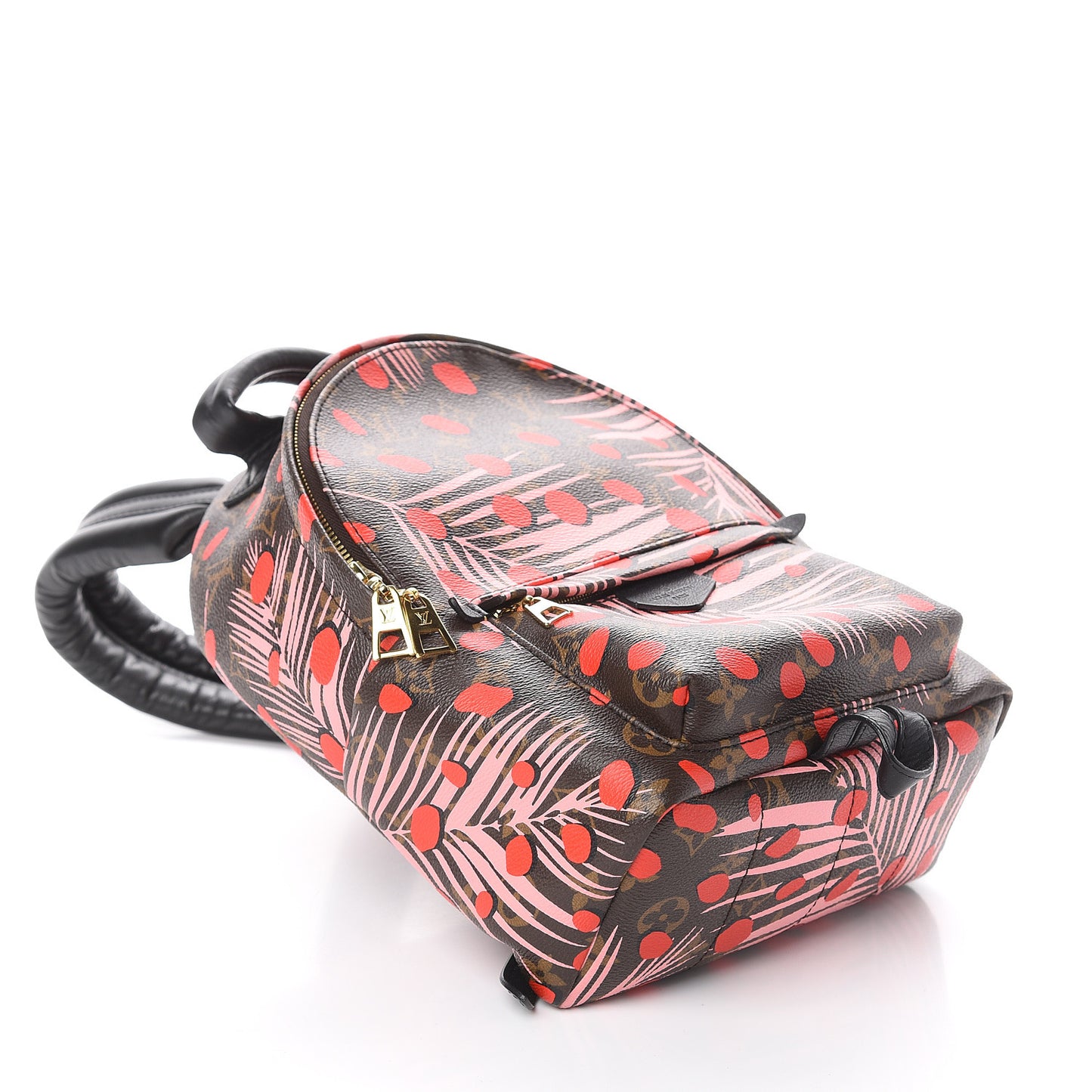 Monogram Jungle Dots Palm Springs Backpack PM Sugar Pink Poppy