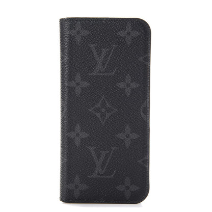 Louis Vuitton Monogram Eclipse iPhone 6 Folio Case 1 of 7