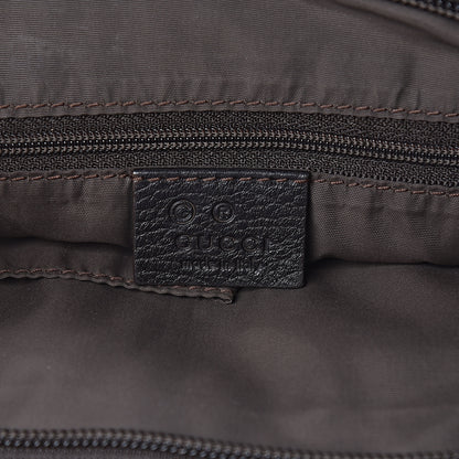 Gucci Nylon Monogram Flat Messenger Bag Brown 8 of 12