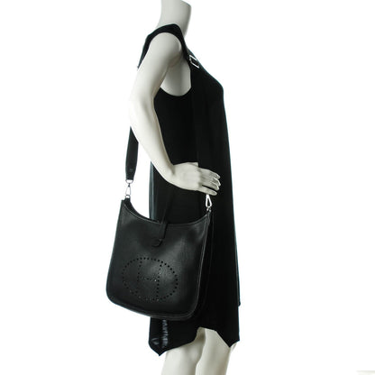 Hermes Taurillon Clemence Evelyne III PM Black 2 of 8