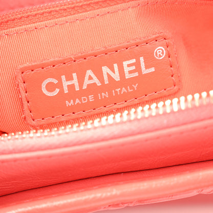 Chanel Aged Calfskin Quilted Small Gabrielle Hobo Pink 6 of 11