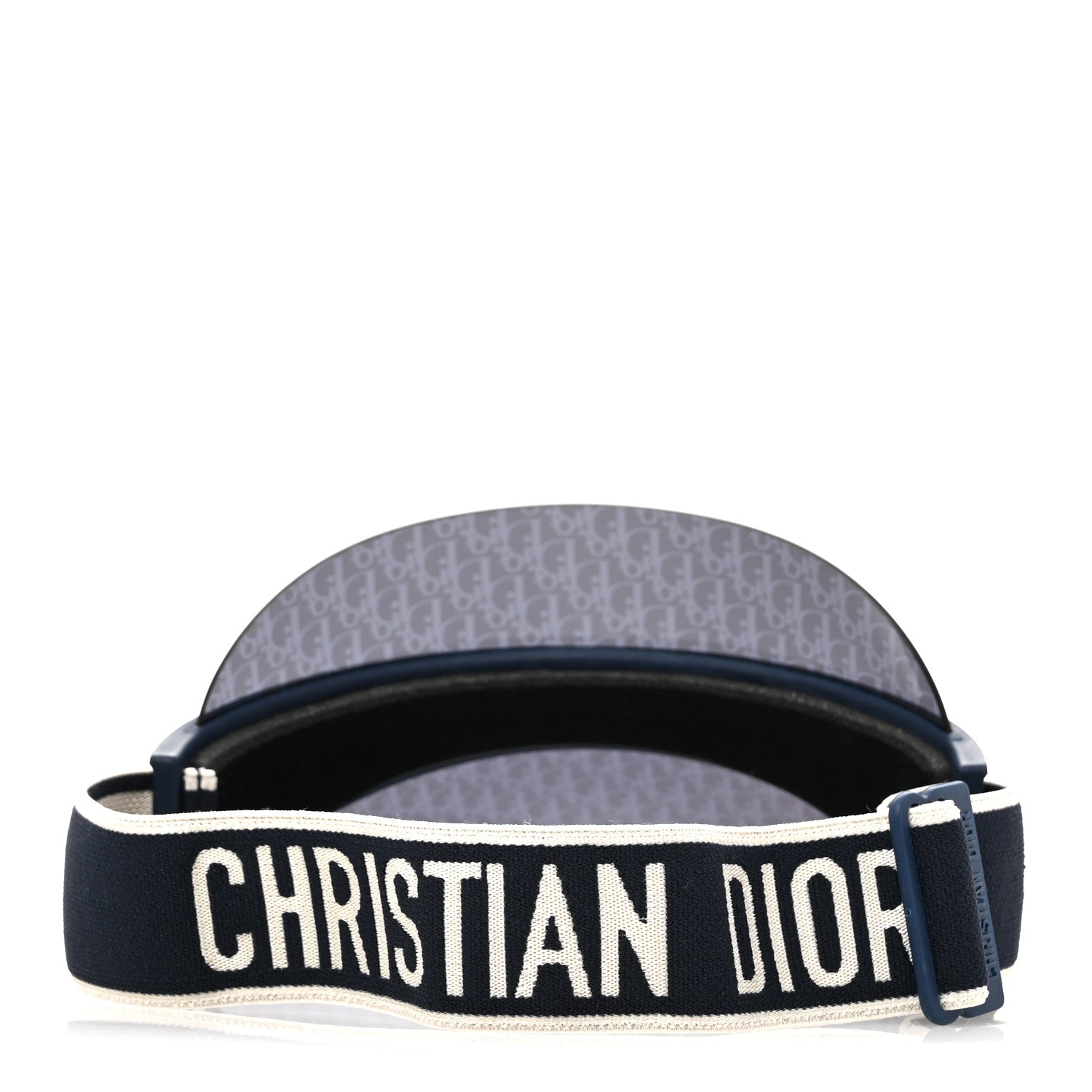 Christian Dior Oblique DiorClub V1U Sun Visor Blue 6 of 11