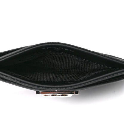 Chanel Caviar Chevron Quilted Boy Card Holder Black 5 of 12