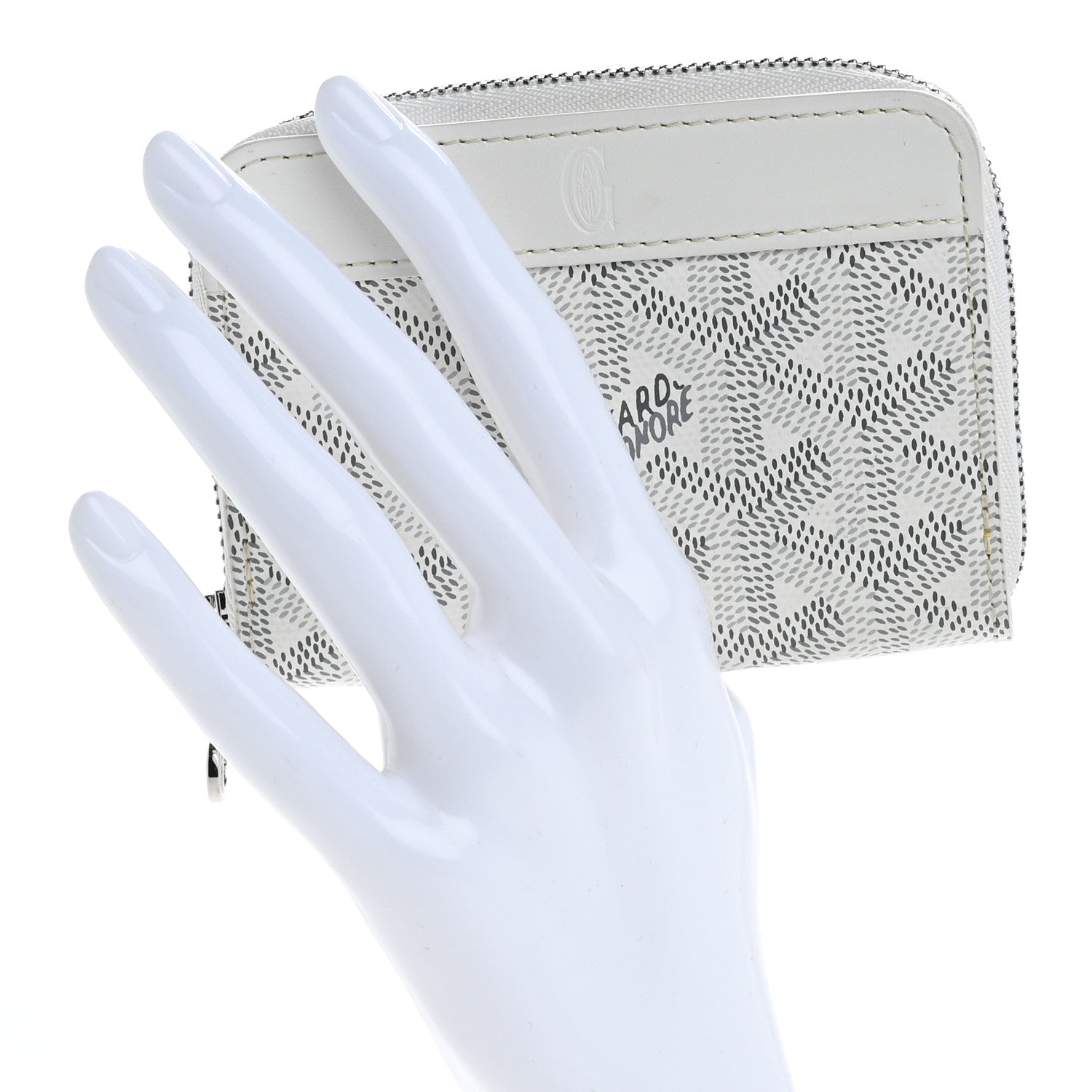 Goyard Goyardine Compact Wallet White 2 of 10