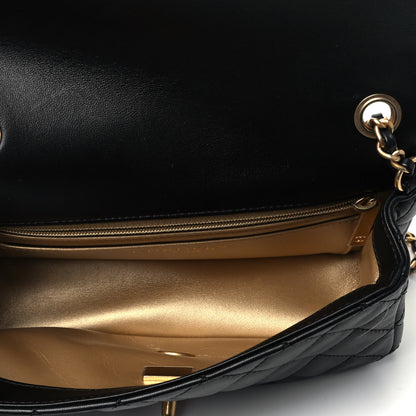 Chanel Lambskin Quilted Mini Rectangular Pearl Crush Flap Black 5 of 10