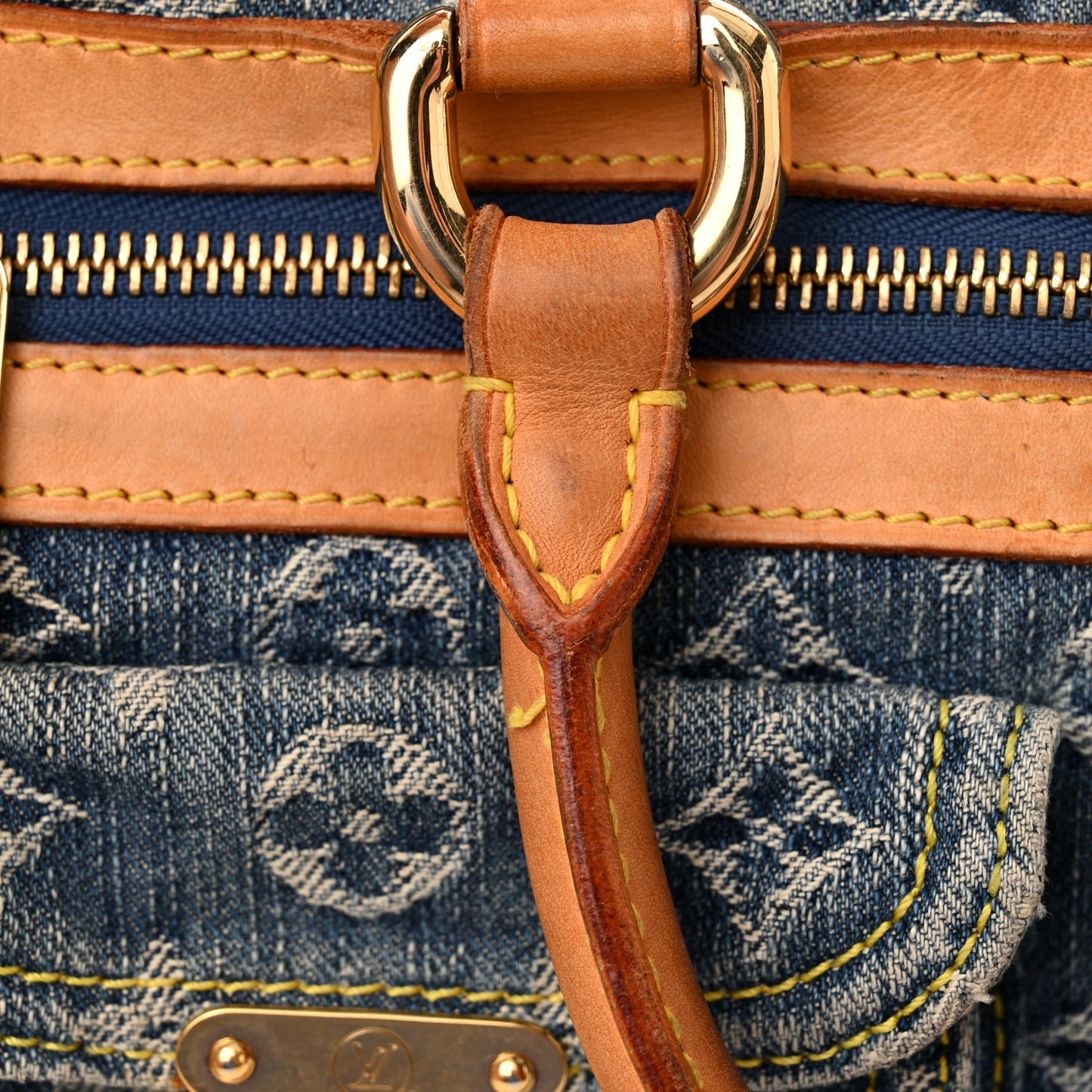 Monogram Denim Neo Speedy Blue