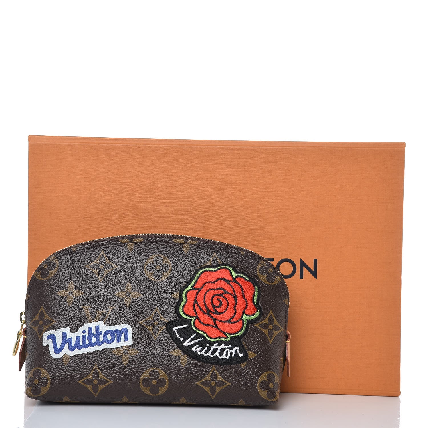 Louis Vuitton Monogram Patches Cosmetic Pouch PM 7 of 7